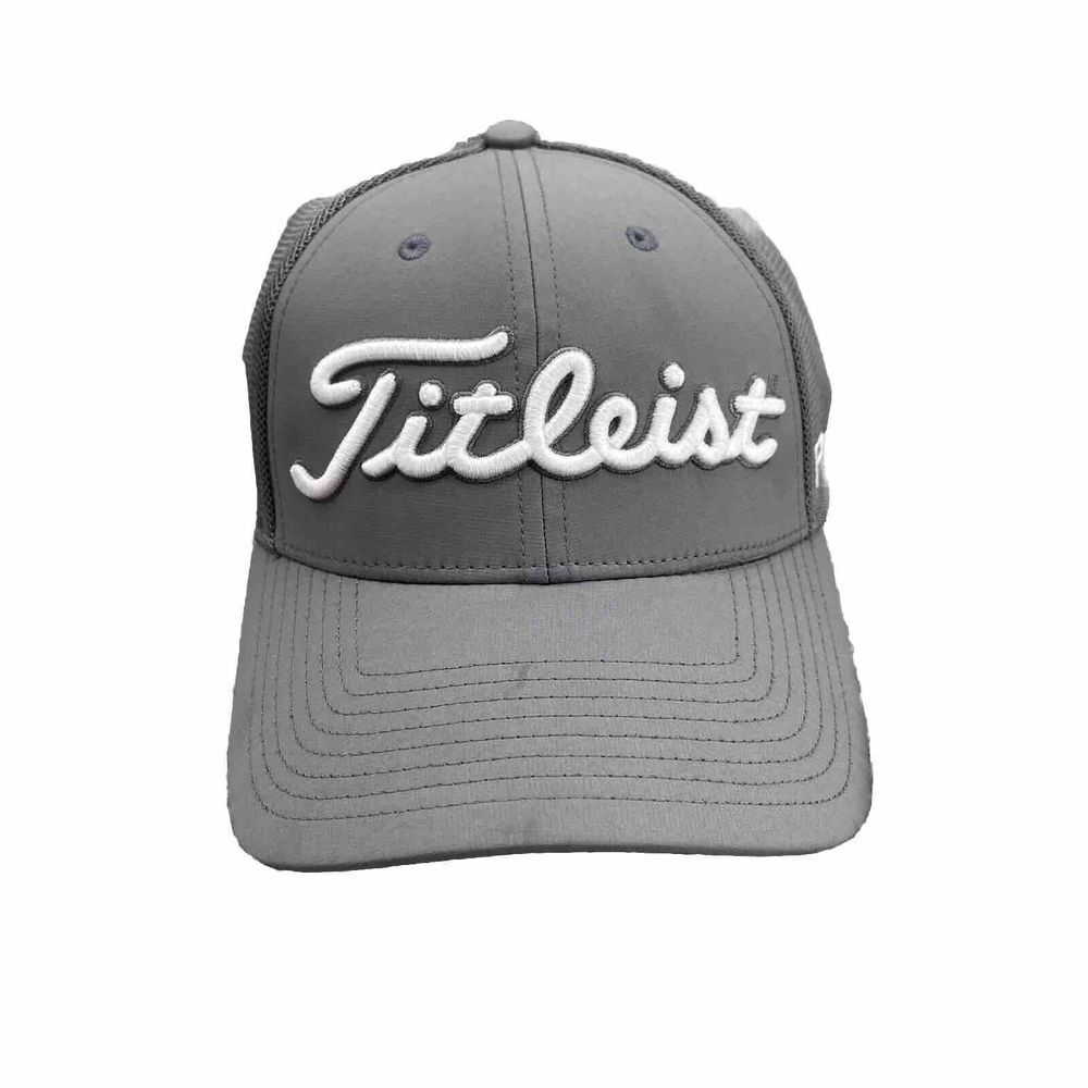 Titleist X Footjoy Hat Cap Mens‎ Fitted M/L Gray Golf Golfer Athletic Gorpcore